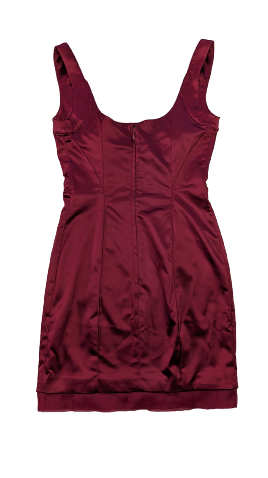 Dolce & Gabbana Minikleid "Only under 40" in burgunderrot Damen