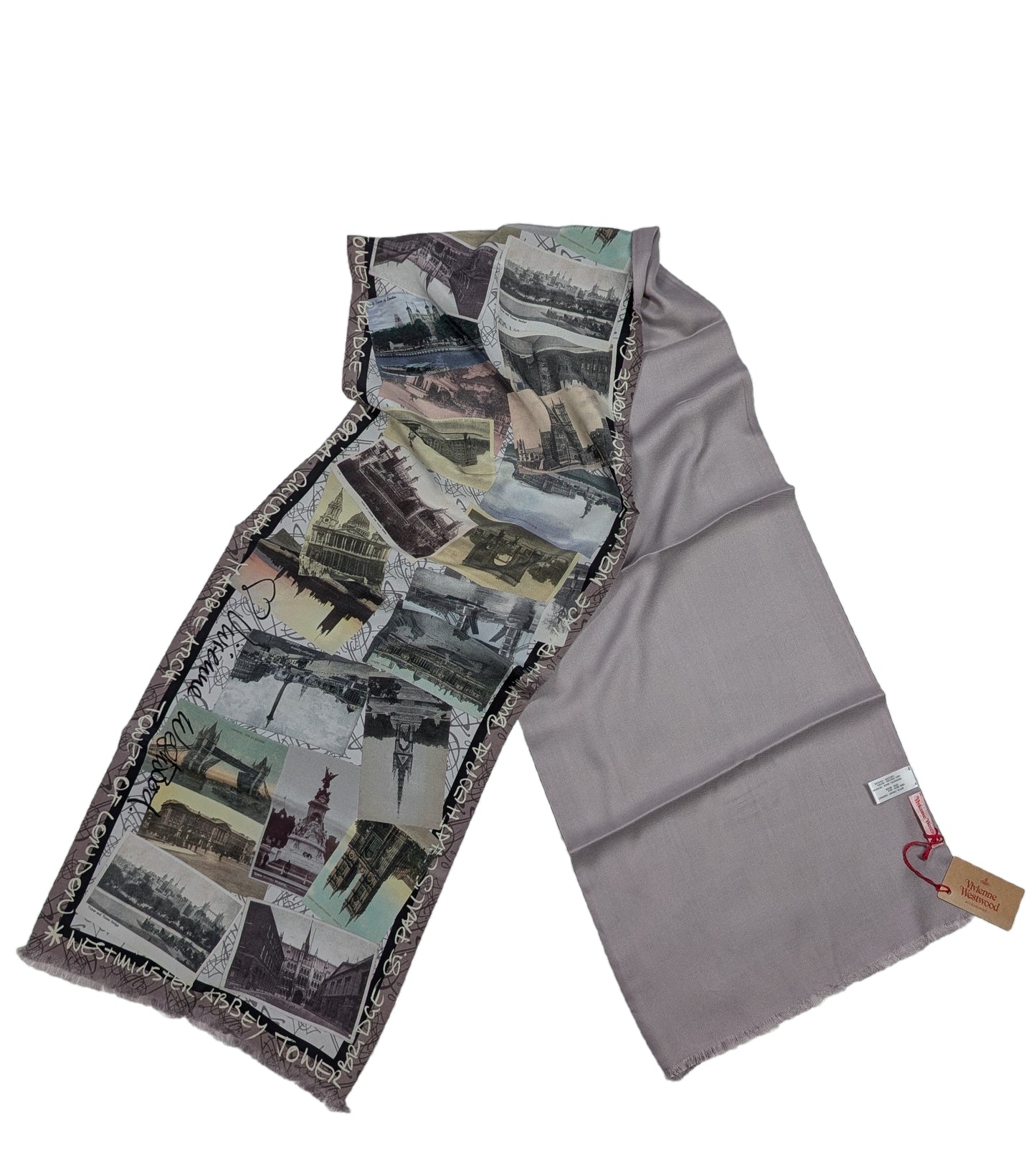 Vivienne Westwood London Schal Damen - Ikonischer City-Print, wendbares Design