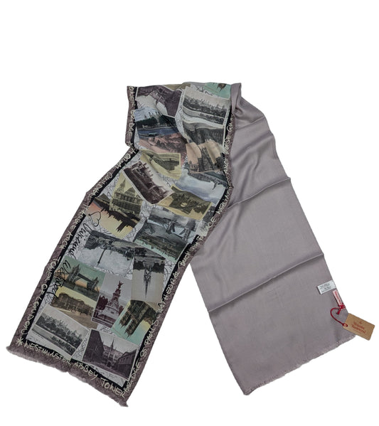 Vivienne Westwood London Schal Damen - Ikonischer City-Print, wendbares Design
