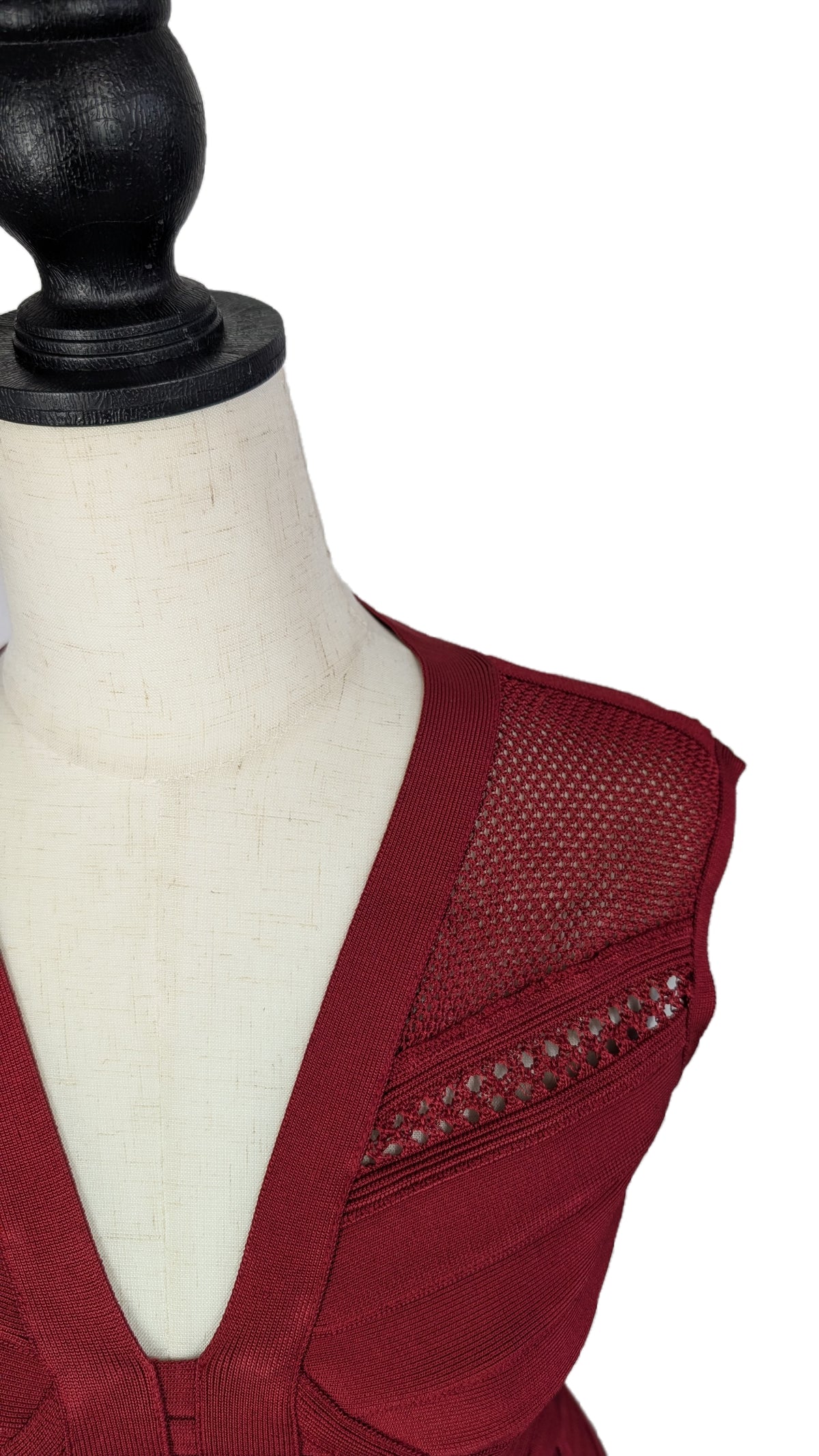 Hervé Léger - Chloe Red Bandage Dress Größe S